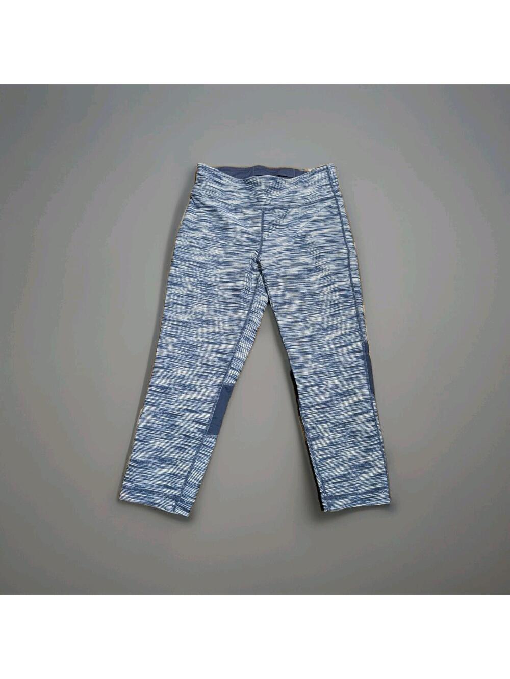 Active Fitted Blue Capri Leggings Size Women's M